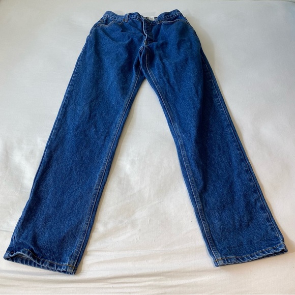 Vintage Calvin Klein Jeans women 14 high waisted straight leg baggy Union Tag - Picture 5 of 11